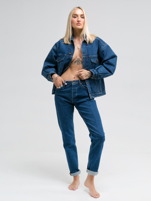Zateplená džínsová bunda AUTHENTIC JACKET 500